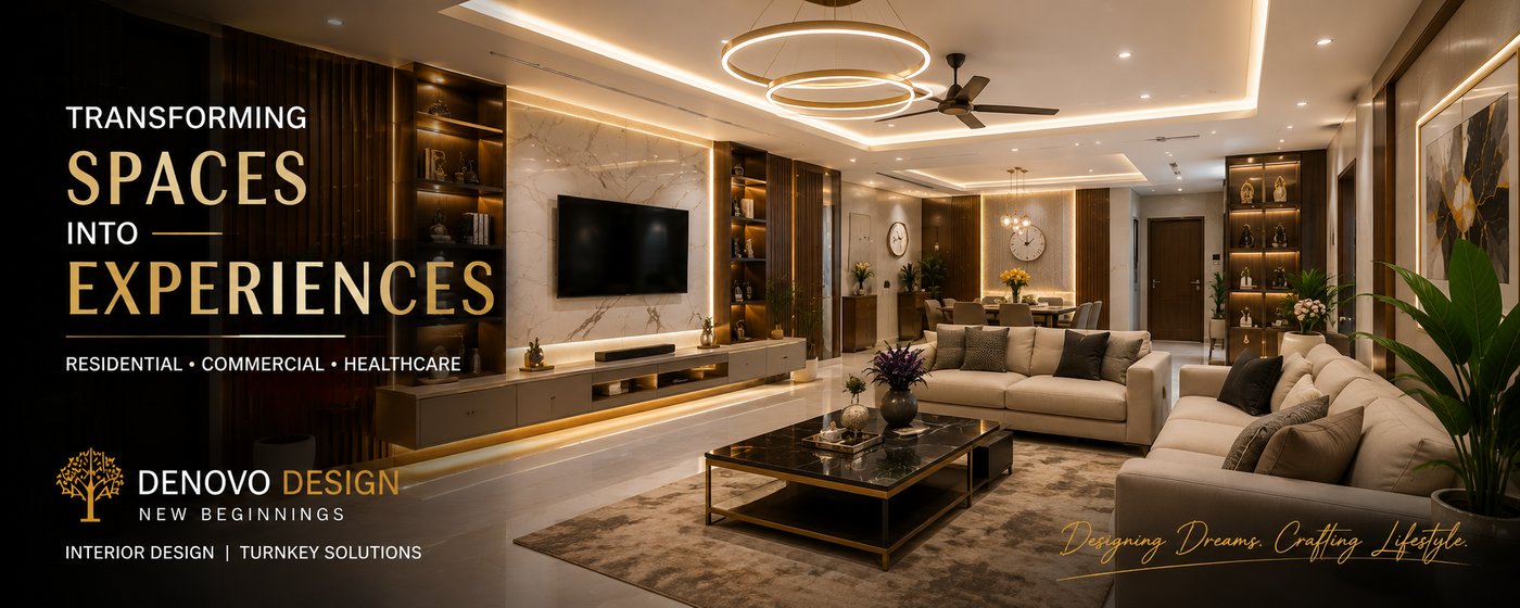 Denovo Design — Transforming Spaces Into Experiences. Residential, Commercial & Healthcare interior design.