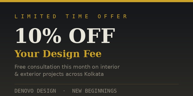 Get 10% Off Your Design Fee