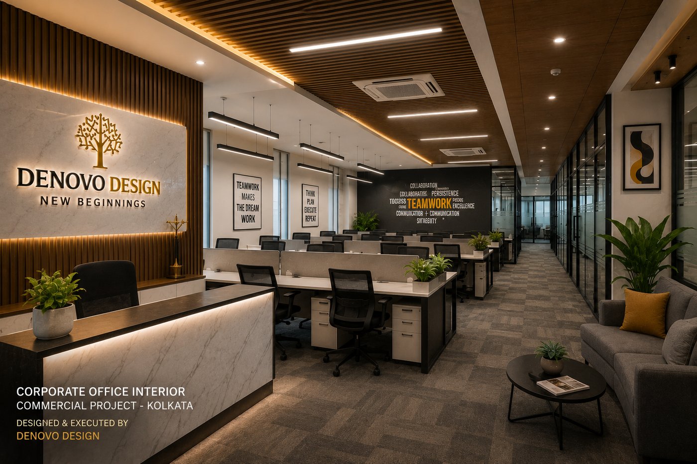 Corporate office interior design in Kolkata